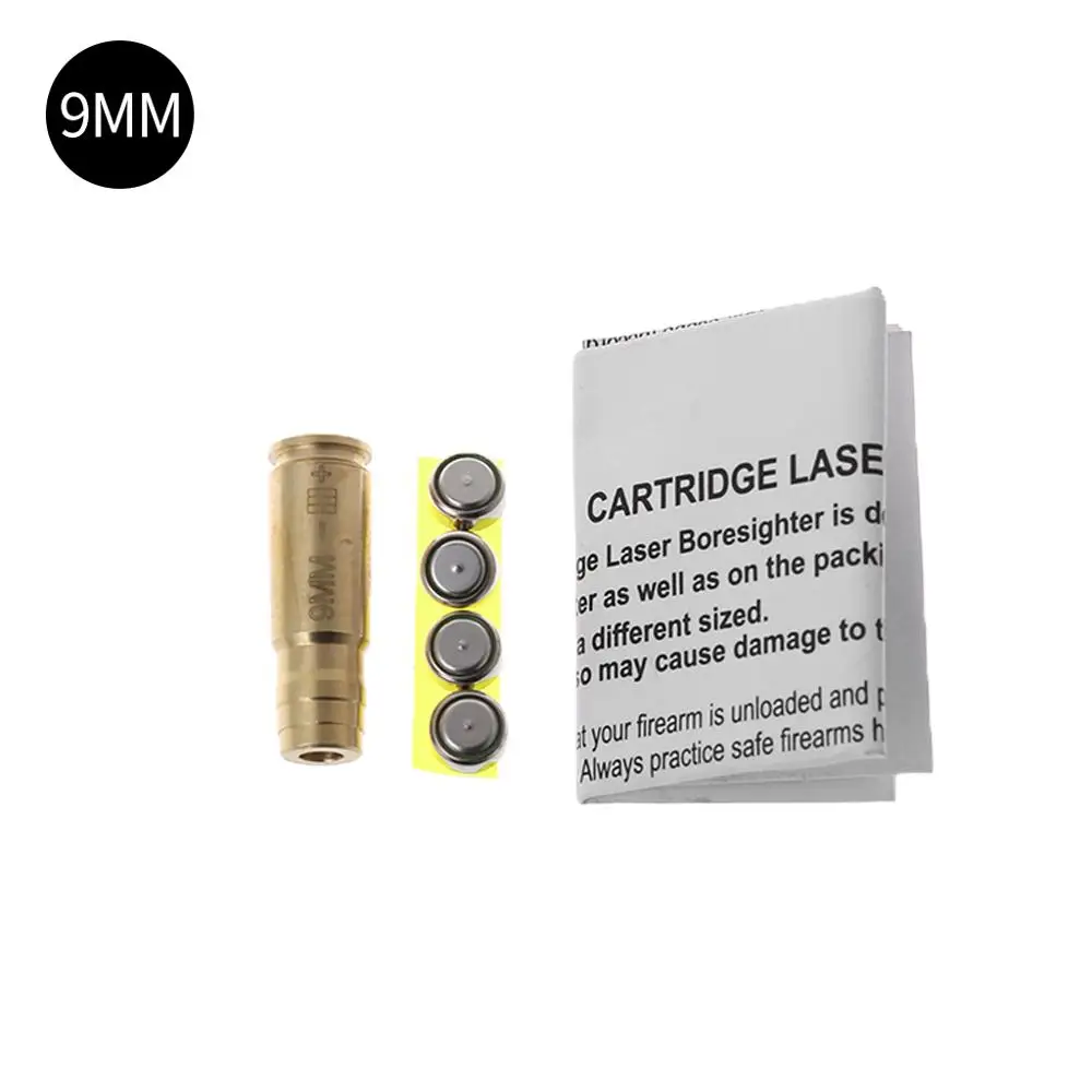 Новый Диаметр Sighter Тактический лазерный прицел латунь медь область 9 мм красная