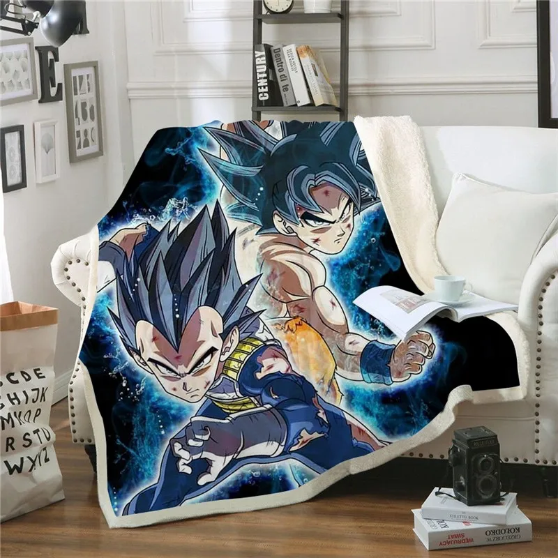 

HOT Popular Plush Blanket Anime 3D Print Fleece Throw Blanket Washable Bedspread Fashion Quilts Travel Office