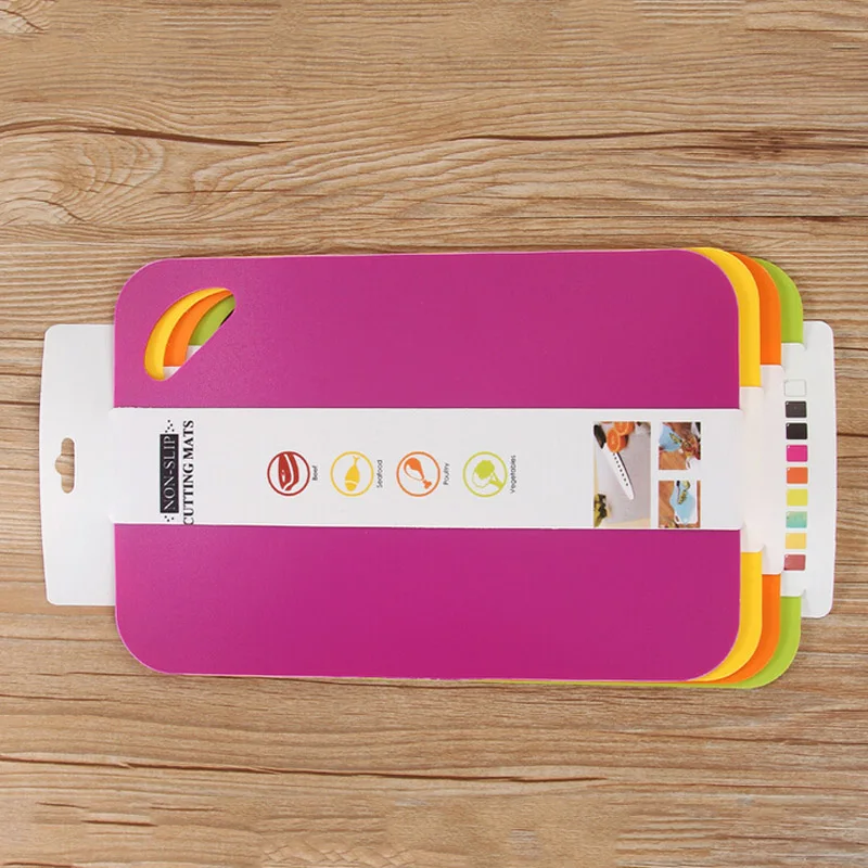 4 шт./компл. классификация разделочная доска Нескользящие пригодные для пищевых