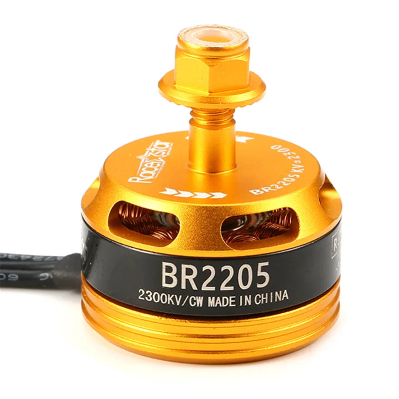 Racerstar Racing Edition 2205 BR2205 2300KV 2 4S бесщеточный мотор CW CCW желтый для QAV250 ZMR250 260 гоночный