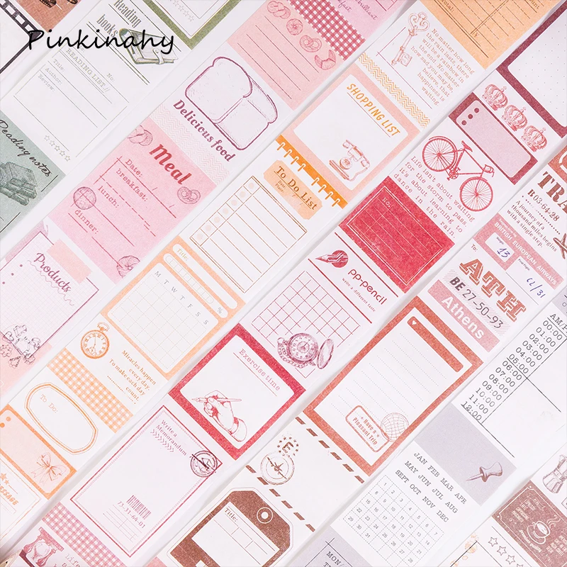 Винтажная записываемая васи лента для путешествий планировщик записная записей