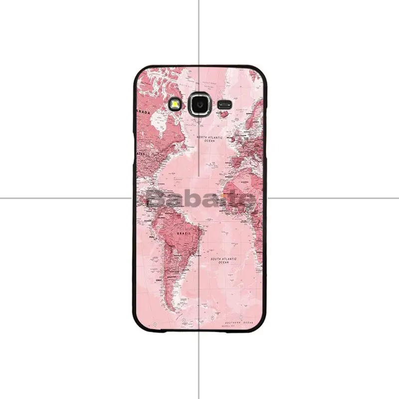 Babaite Travel in the world map Plane plans TPU Phone Case Shell For Samsung J6 2018 J7 J4 2017 J8 Coque | Мобильные телефоны и