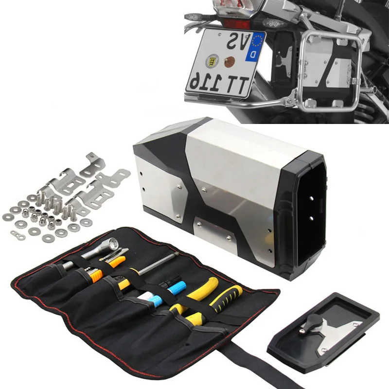 Новый ящик для инструментов BMW r1250gs r1200gs lc & adv Adventure 2002 2008 2018 r 1200 gs левый боковой