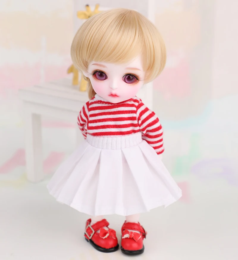 Полный комплект 1/8 BJD кукла / SD Cute Chou Miu полимерная для маленькой девочки подарок