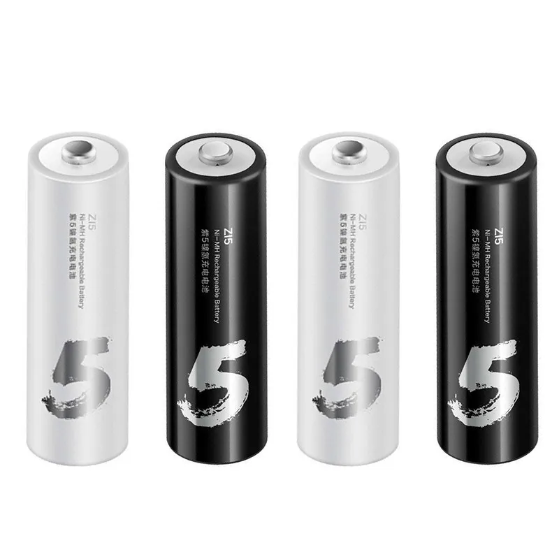 ZMI 4 шт./лот ZI7 ZI5 AAA AA 700mAh 1800mAh 1,2 V перезаряжаемый Ni-MH аккумулятор ZIM power Bank# перезаряжаемый аккумулятор - Цвет: only battery 5