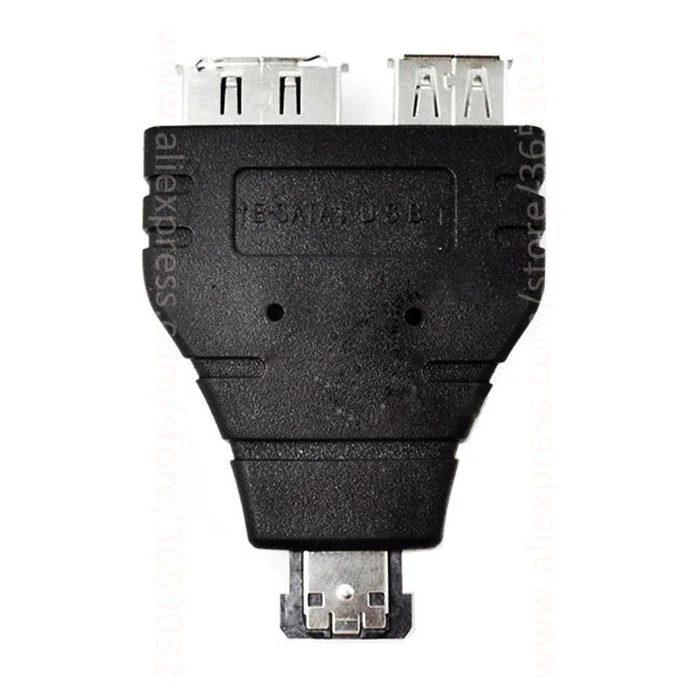 ESATA в eSATA + USB комбо-разветвитель конвертер адаптер разъем жесткий диск кабель