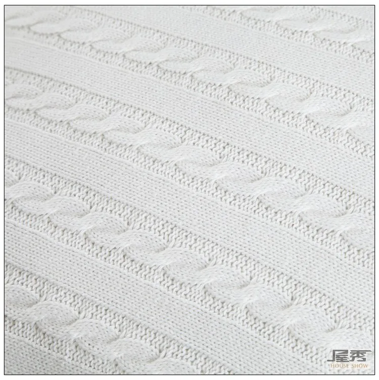 Прямая поставка хлопковая вязаная Декоративная Наволочка на подушку с