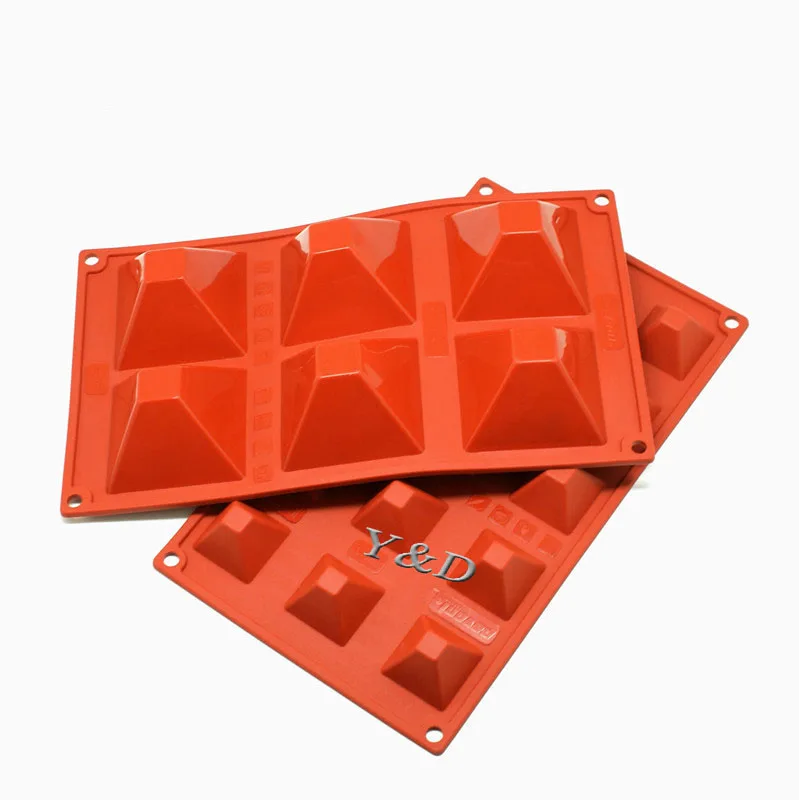 Силиконовые высококачественные формы для торта в форме пирамиды - Цена: 2015.2