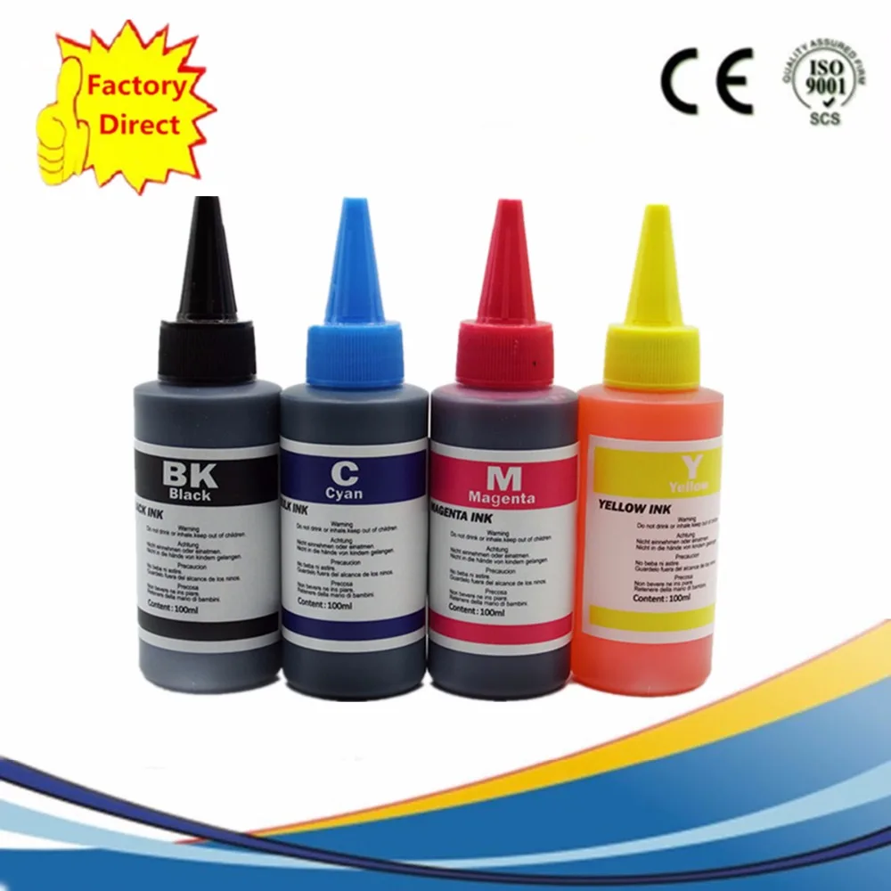 

Universal 4 Color Dye Ink Printers Premium Ink BK C M Y for all printer ciss ink
