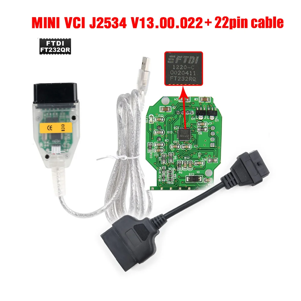 Type 3 Последняя версия качества A+ MINI для VCI кабеля для TOYOTA TIS Techstream V12.00.127 диагностический интерфейс - Цвет: Type 3