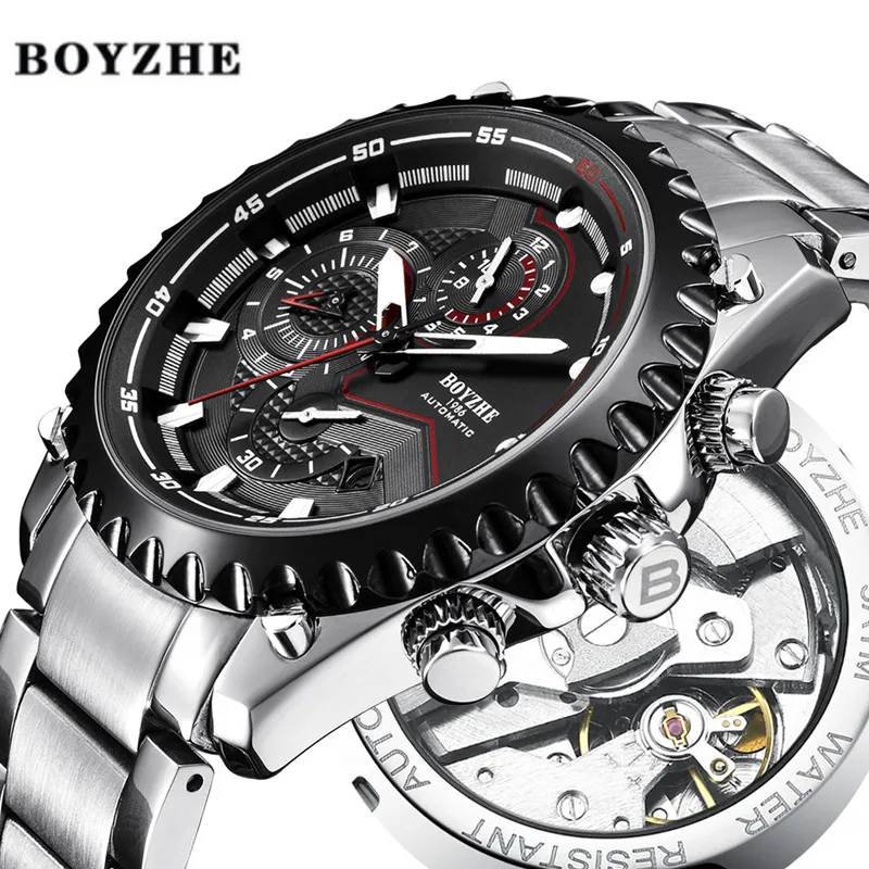 

BOYZHE 2021 Новинка автоматический съемный водный Съемник спортивный роскошный Съемный механизм мужской браслет