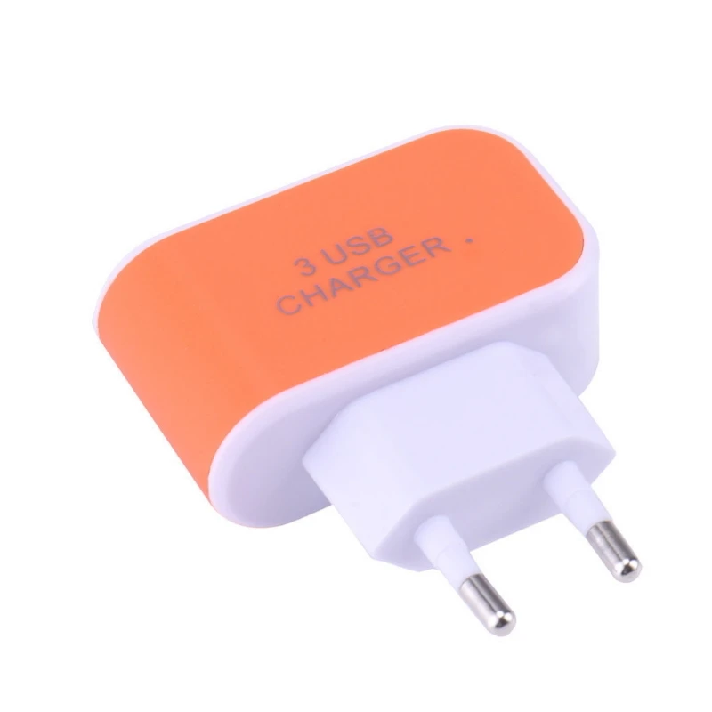 Универсальное сетевое зарядное устройство с 3 USB портами 1 А|Адаптеры AC/DC| |