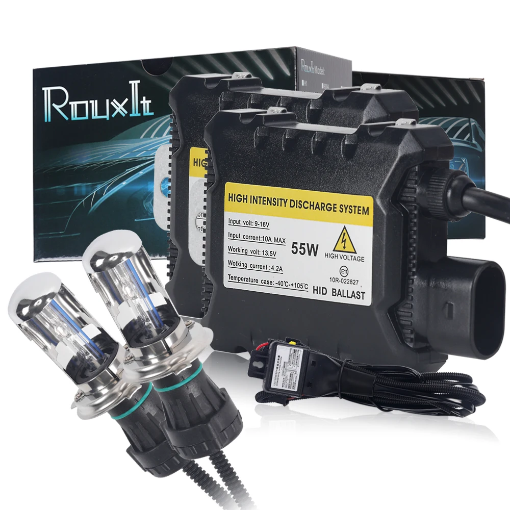 55w 12v h4 bi xenon hid kit H4-3 Bi H4 Hi/lo Bixenon 4300K 5000K 6000K 8000K 10000K 12000K | Автомобили и мотоциклы