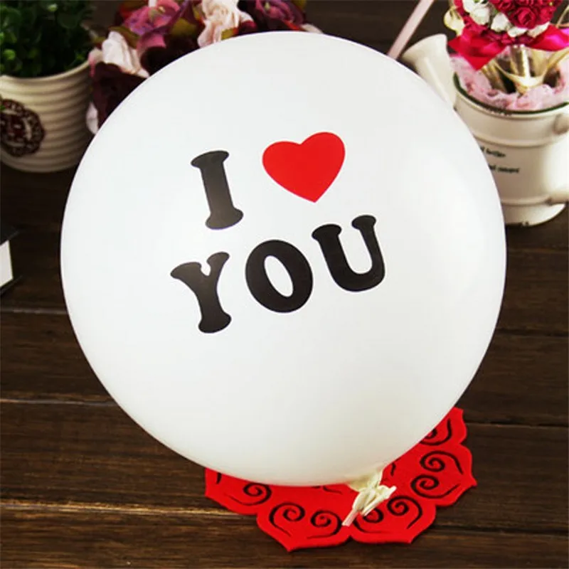 12 дюймов 20 штук сердце жемчужные латексные воздушные шары I Love You Globos детских