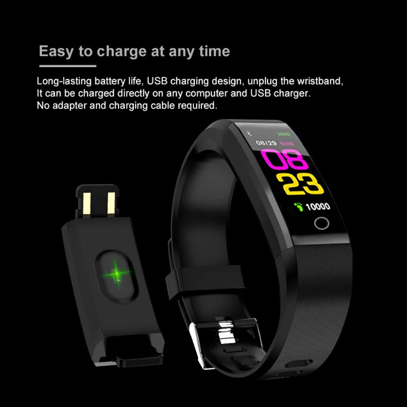 lige new smart watch men women heart rate monitor blood pressure fitness tracker smartwatch sport smart bracelet for ios android free global shipping