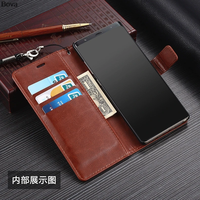 Чехол с держателем для карт Samsung Galaxy Note 8 чехол бумажник из искусственной кожи 9 10