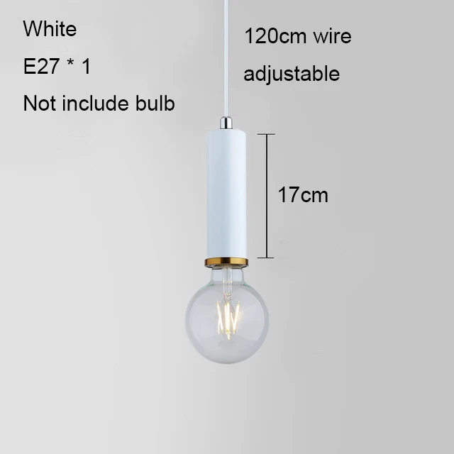 24 no bulb E27 подвесные светильники Светодиодный современный подвесной висячий светильник Настенный светильник Промышленный DIY нордическая лампа для Спальня Гостиная Кухня Ресторан - Цвет корпуса: 24 no bulb