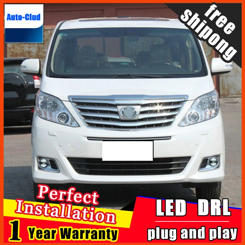 Автомобильные светодиодные противотуманные фары для Toyota Previa 2010 с объективом и LED