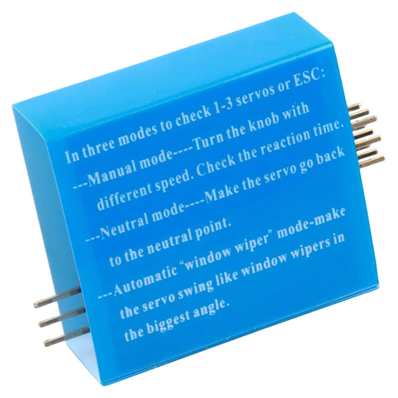 1 шт. тестер рулевого механизма CCPM 3 mode ESC Серводвигатель для регулировки