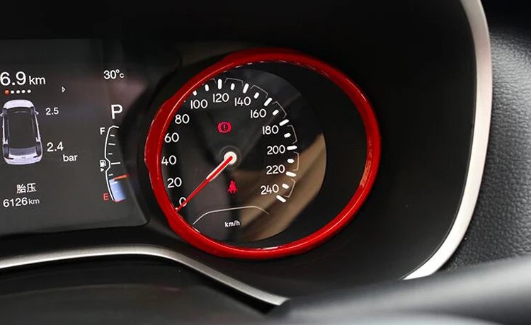 Автомобильный Стайлинг ABS украшение приборной панели автомобиля кольцо покрытие