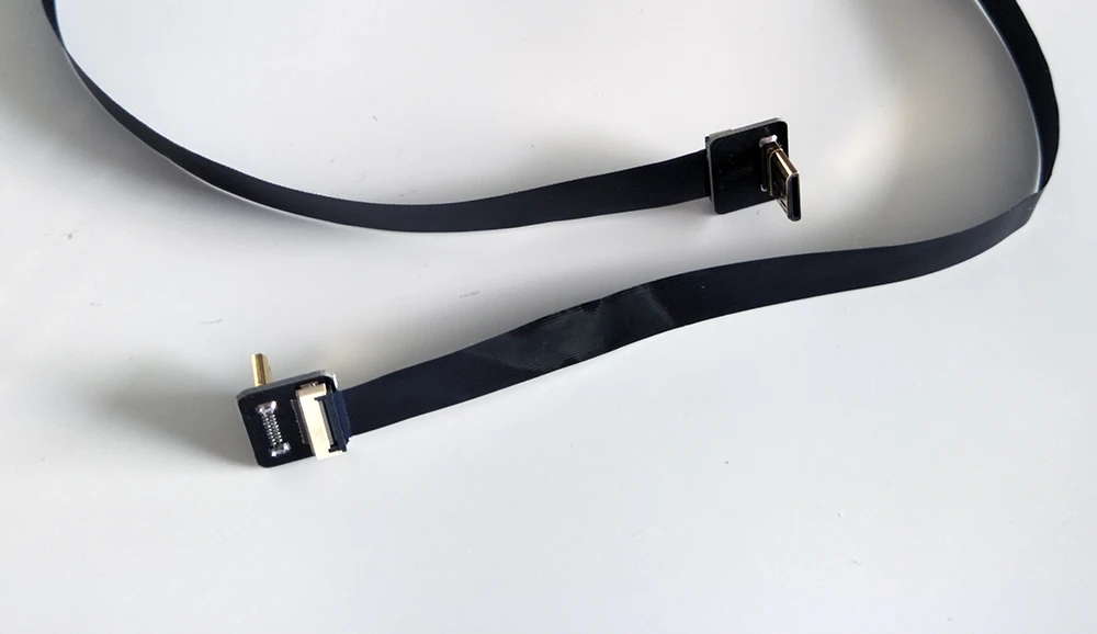 5 см/10 см/15 см/20 см/30 см ультра тонкий плоский кабель Mini HDMI под прямым углом 90 градусов папа-папа под прямым углом 90 градусов лента