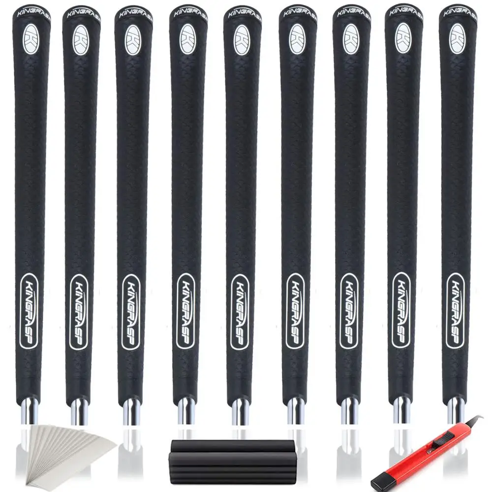 Black white Midsize KINGRASP golf grip 9/bag The golf medium grip доступен в разные цвета. Может использоваться как для мужчин, так и для женщин - Цвет: Black white Midsize