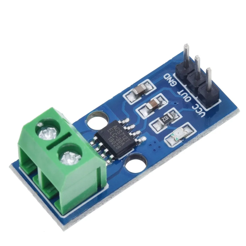 1 шт. GREAT IT ACS712 5A 20A 30A диапазон зал Текущий сенсор модуль ACS712 модуль для Arduino 5A 20A 30A
