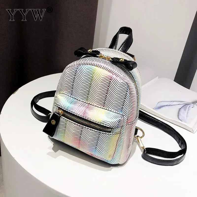 YYW новый дорожный рюкзак корейский женский мини с волнистым узором Студенческая