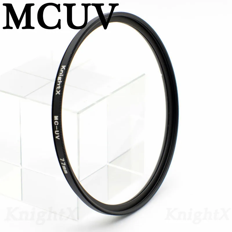 KnightX CPL поляризатор ND UV 49 52 мм 55 мм 58 мм 67 мм фильтр объектива камеры для canon eos sony nikon 400d dslr d5100 700d d5300 1300d - Цвет: MCUV
