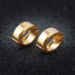 Rose gold Популярные Модные серьги-клипсы для ушей из нержавеющей стали, не прокалываются, клипсы для ушей, поддельные серьги для пирсинга, манжеты для ушей в стиле панк, женские и мужские серьги, ювелирные изделия - Окраска металла: Rose gold