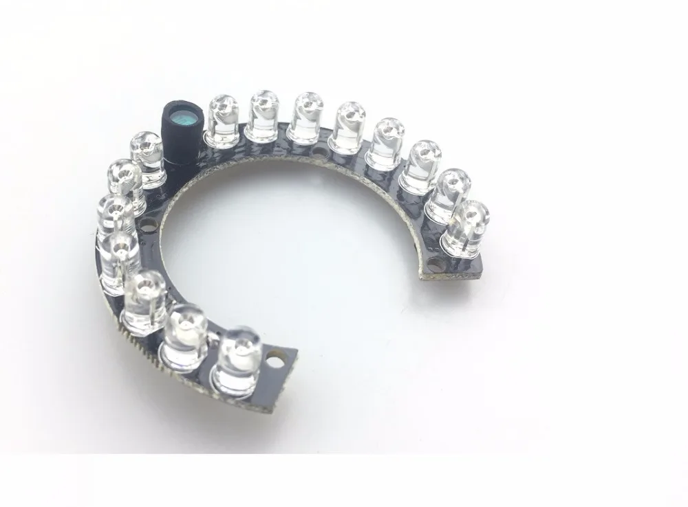 CCTV 15 шт. FY-6015 светодиодов 5 мм Инфракрасный ИК 90 градусов лампы доска 850nm для DIY CCTV взрывозащищенные камеры