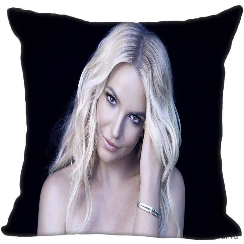 Наволочка на заказ Britney Pretty Girls Спирс квадратная на молнии наволочка 35x35, 40x40,45x45 см(одна сторона) 180522-01-11 - Цвет: Square Pillowcases