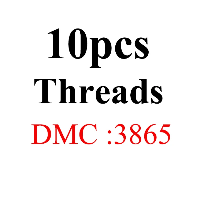 10pcs-DMC3865 JOY SUNDAY, DMC3849-ECRU нить для вышивания крестиком 10 шт./лот 1,2 м Набор для вышивания крестиком для рукоделия шитье, моток пряжи ремесло - Цвет: 10pcs-DMC3865