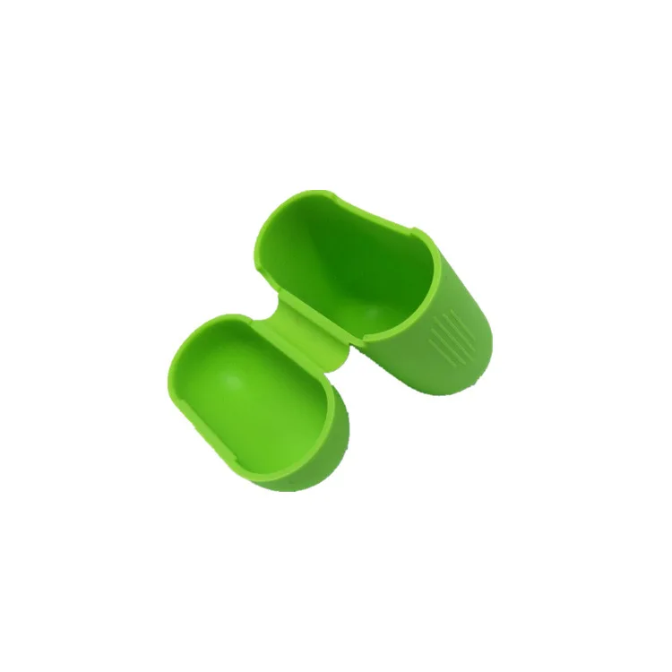 Силиконовый чехол для Apple Airpods, защитный чехол с защитой от потери, Беспроводные аксессуары для наушников, белый, черный, красный