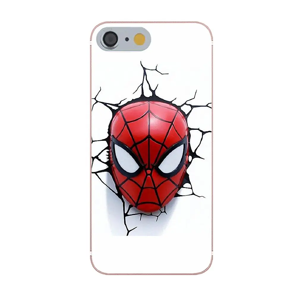 Халк Тор Человек паук супер герой 3d арт дизайн для Apple iPhone X 4 4S 5 5C 5S SE 6 6S 7 8