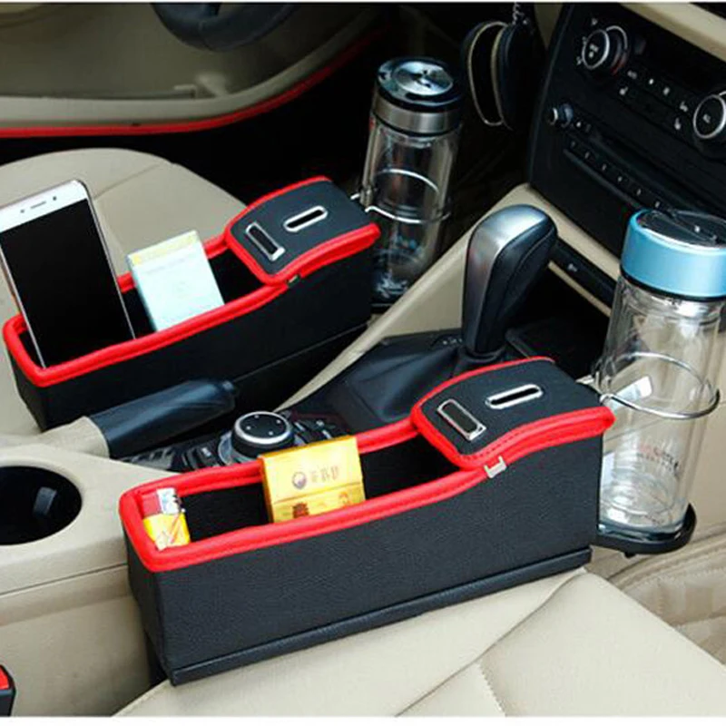 Многофункциональный ящик для хранения автомобильных сидений держатель стакана