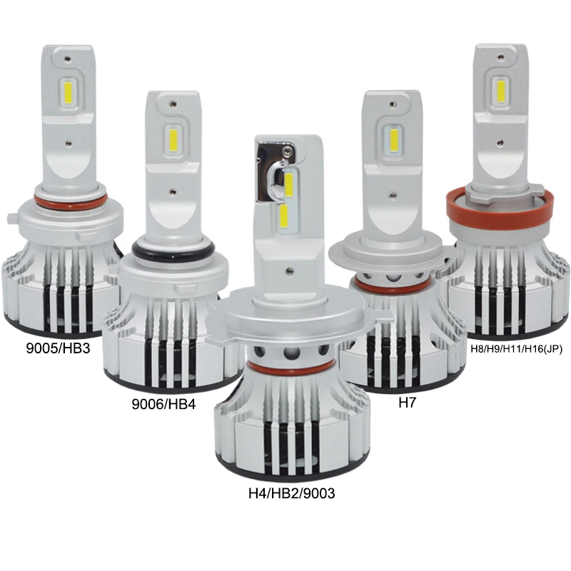 Лампа для Фар H4 led HB2/9003 Hi/Lo H7 H8 H11 9005 HB3 9006 HB4 Автомобильные фары высокой мощности 72