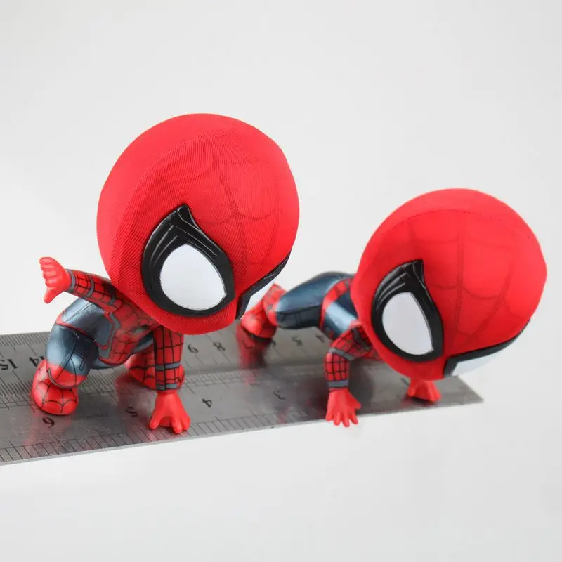 Huong Anime Cartoon Spider-Man Spiderman Mini Spider Man Doll PVC Action Figure Collectible Toy Model | Игрушки и хобби