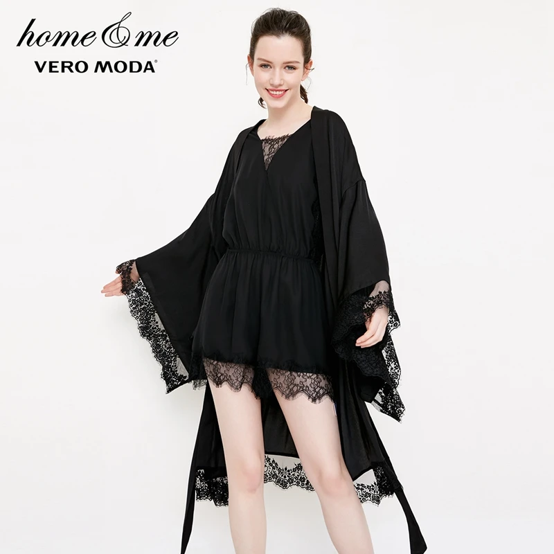Vero Moda Новое кружевное платье свободного кроя на шнуровке для женщин | 3182R1505