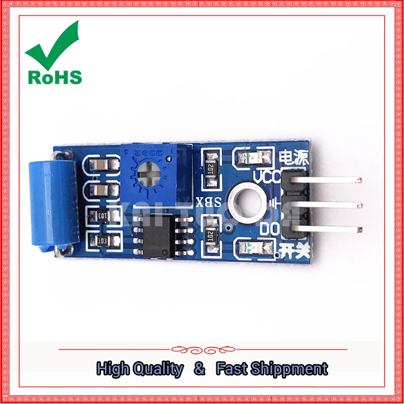 SW420 normally closed vibration sensor module alarm switch SW-420 board | Электронные компоненты и принадлежности