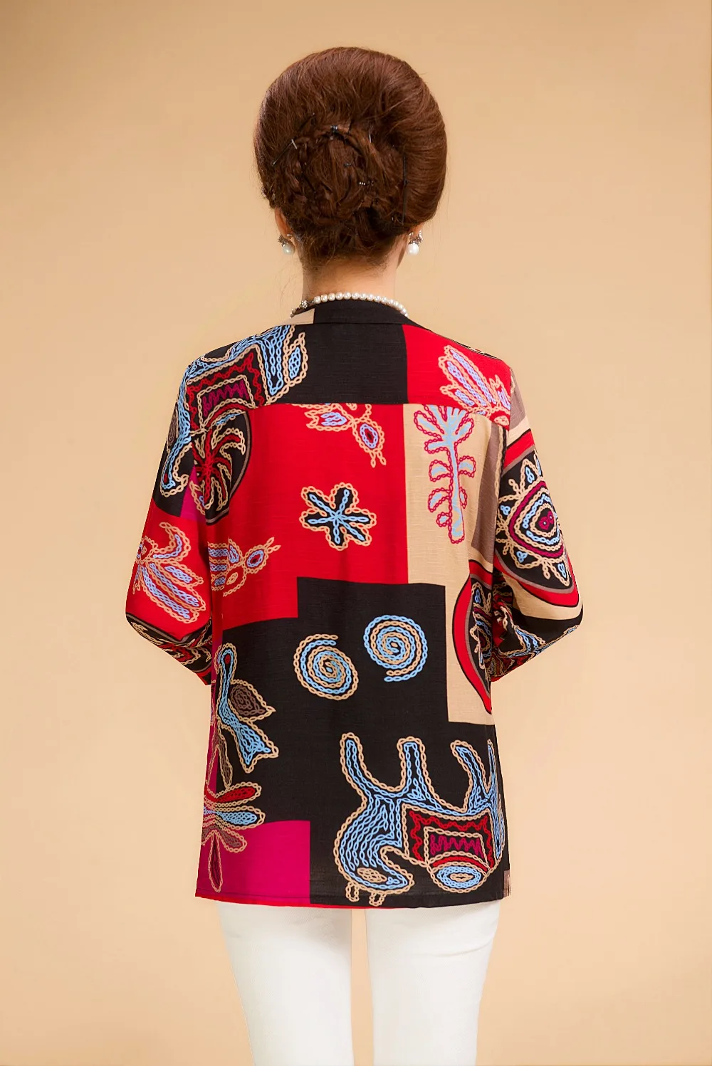 Лидер продаж Новая женская льняная рубашка LET-настройки хлопковая с рукавом