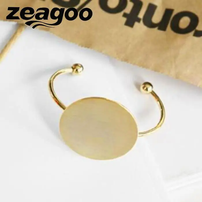 Zeagoo Европа и Америка стиль браслет для женщин Открытие большой глянцевый круглый