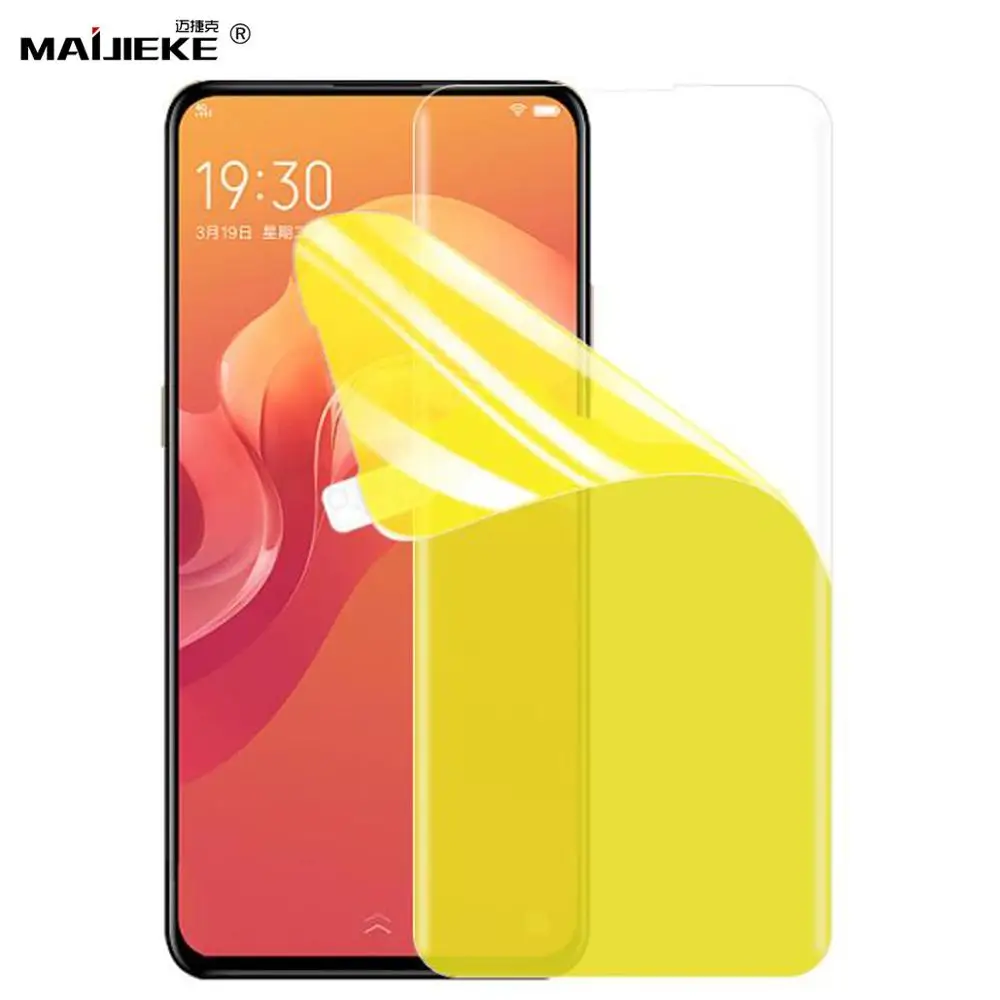 3D полноэкранная Гидрогелевая пленка для VIVO iqoo X27 V15 pro X23 X21s X20 plus Xplay 6 Y85 Y97 V11i мягкая