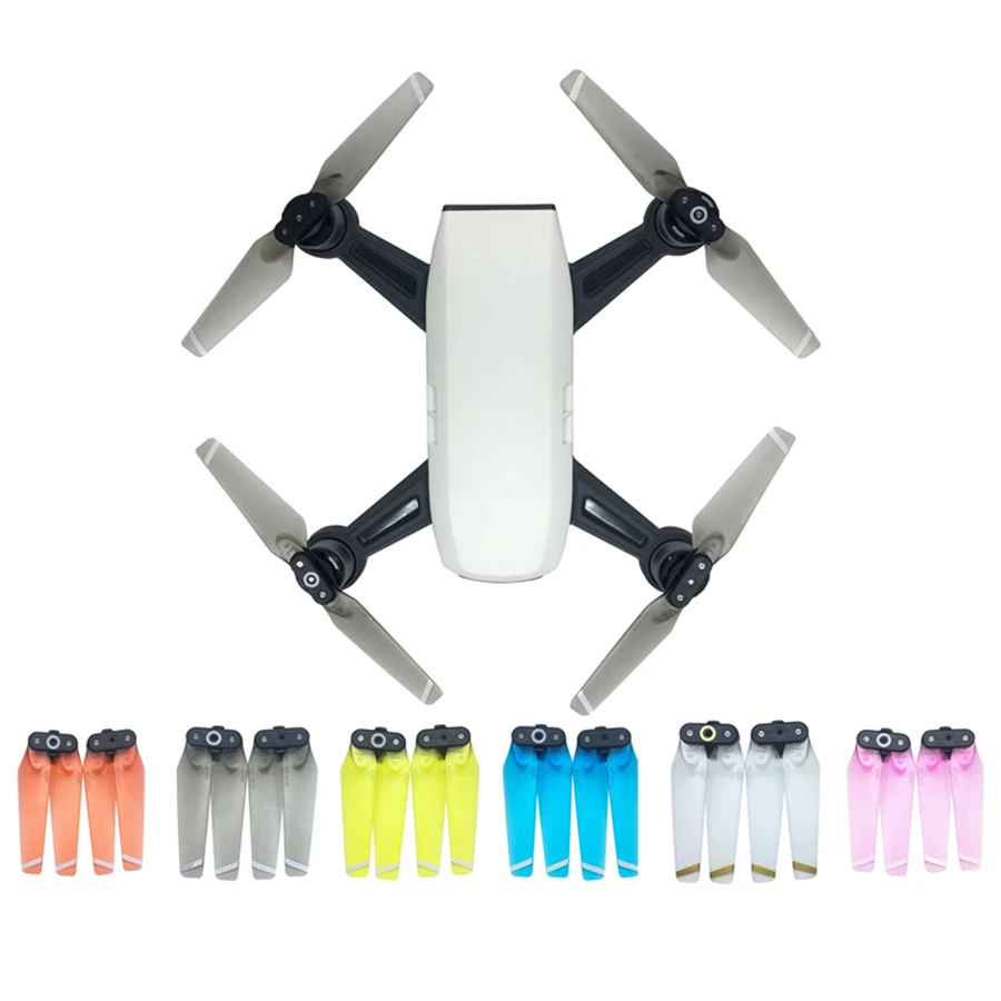 

​1 Pair Remote Control Propeller Quick Relase Foldable CW CCW For DJI Spark Propellers Drone Blade Accessories Parts