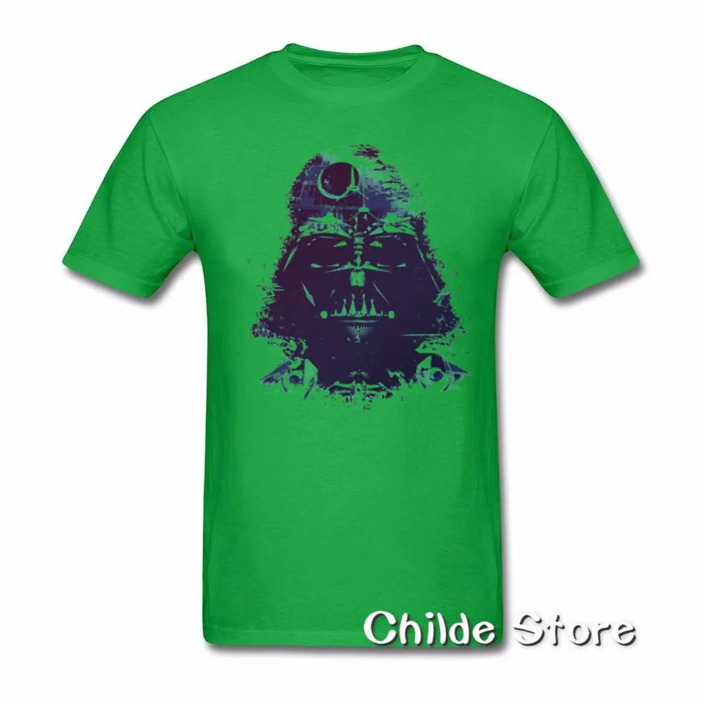 2018 Новая летняя забавная Футболка Дарт Вейдер Звездные войны Серия хлопок