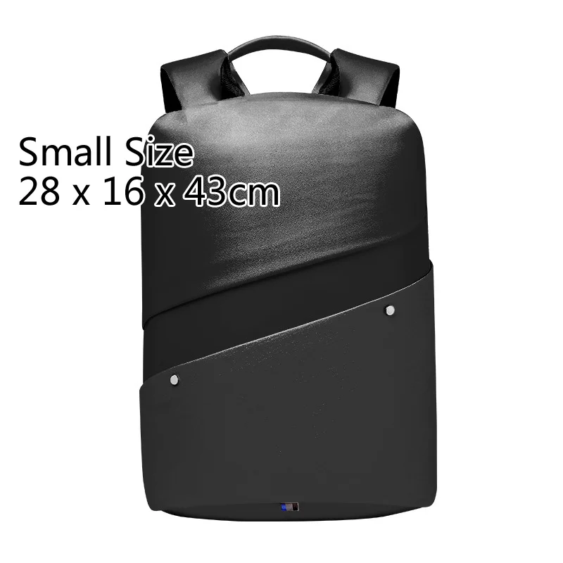 Black Small Модный деловой женский рюкзак для ноутбука 15,6 дюймов, розовые водонепроницаемые женские рюкзаки для путешествий, Противоугонный рюкзак, женская сумка - Цвет: Black Small