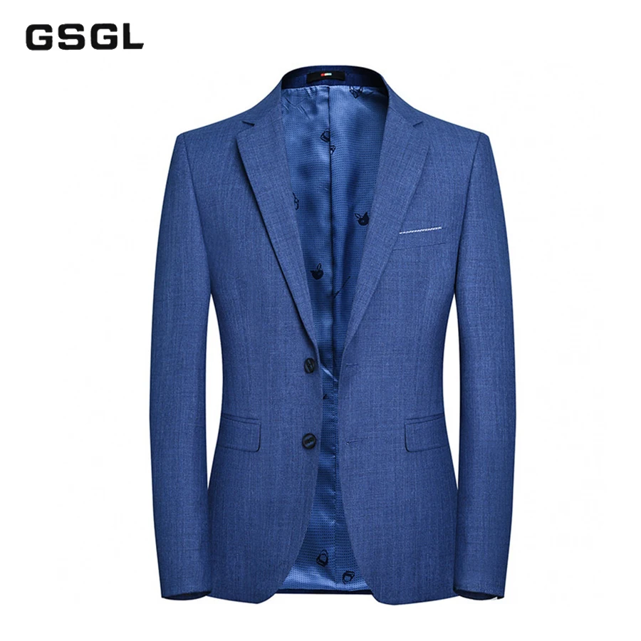 Мужской приталенный Модный классический блейзер костюмная куртка мужские