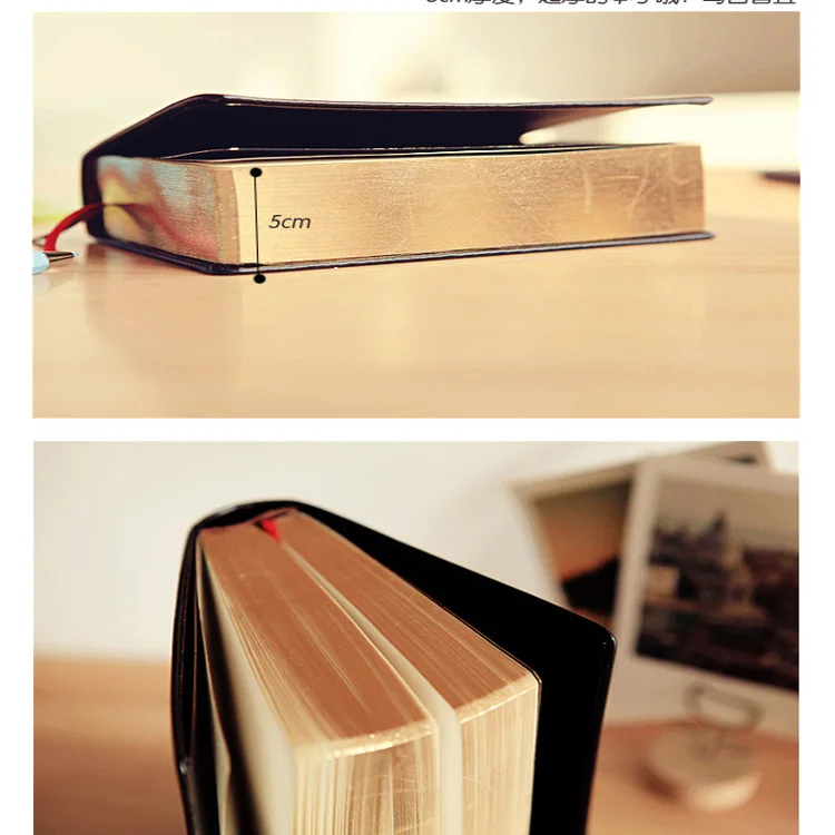 Винтажный плотный блокнот Библия ежедневник кожаная записная книжка закка