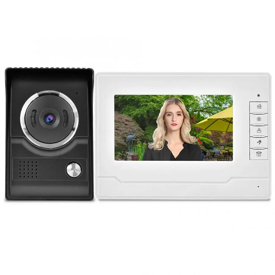 7 дюймов HD непромокаемый монитор телефон двери ИК камера дистанционный
