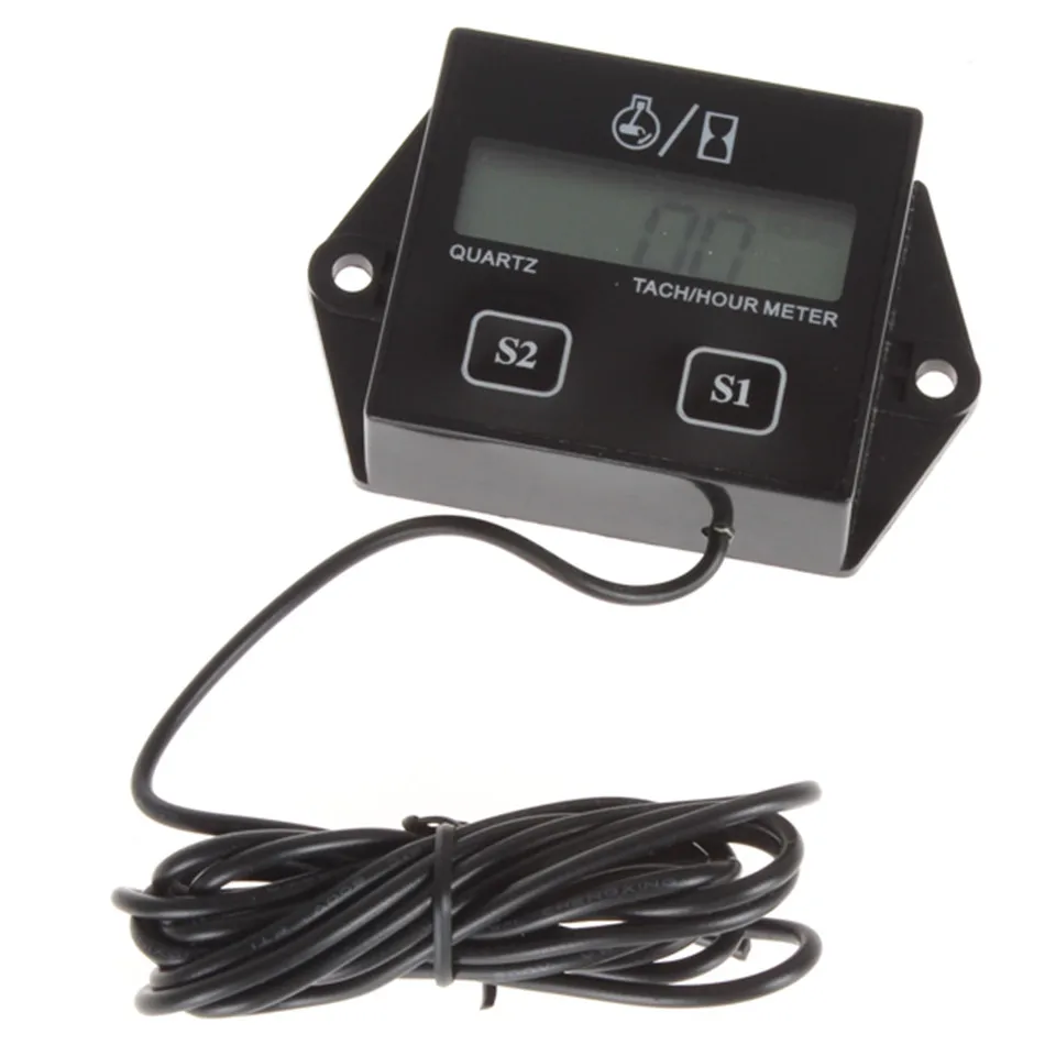 Дракон датчик ЖК дисплей цифровой тахометр двигателя счетчик часов Тахометр